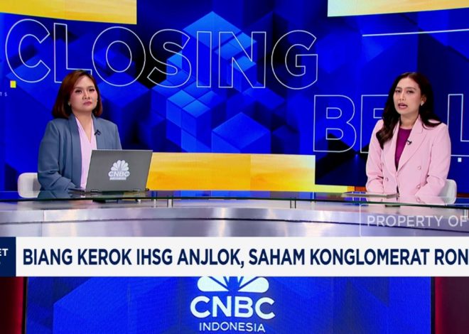 IHSG Jatuh, Saham Perusahaan Besar Mengalami Penurunan